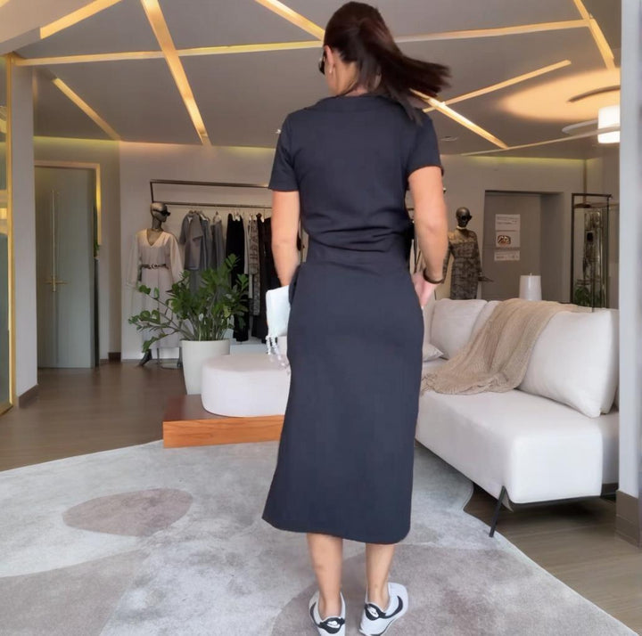 Nolani – Elegant V-Neck Twin Set